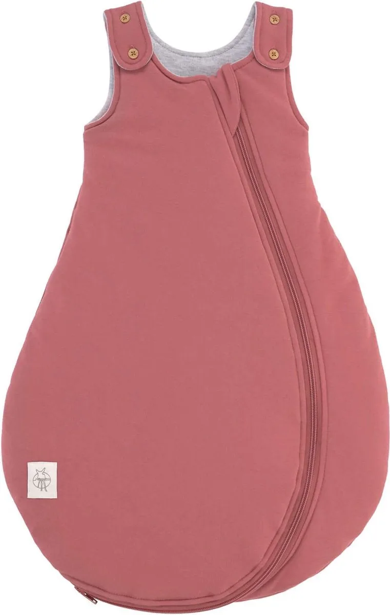 babyslaapzak 4 seizoenen Druppelvorm rosewood 74-80 (7-12 mnd) de Lässig en Rosewood rose-rood – photo produit