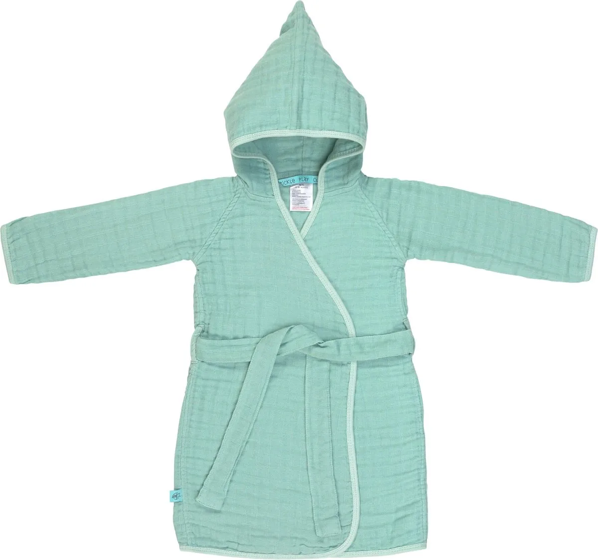 Badjas - Mousseline - maat 80-86cm van Lässig in Mint – productfoto
