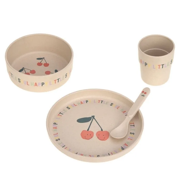 Eetset Lässig 4-delig Happy Fruits Cherry de Lässig – photo produit