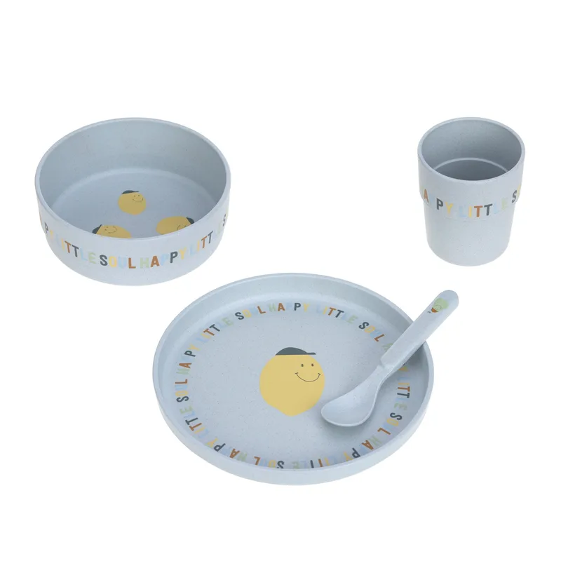 Eetset Lässig 4-delig Happy Fruits Lemon van Lässig – productfoto