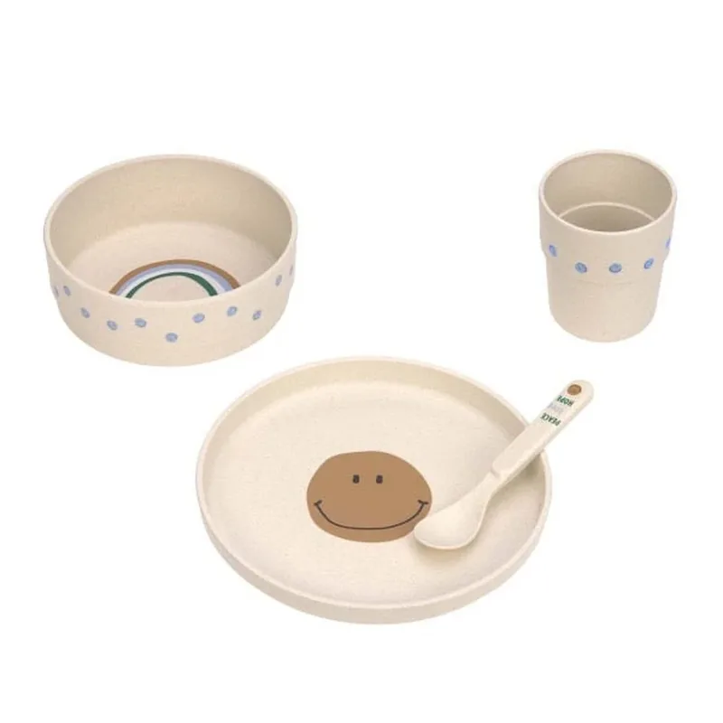 Eetset PP/Cellulose Happy Rascals – Smile de Lässig – photo produit