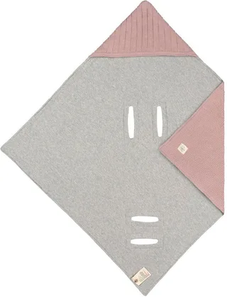 Einschlagdecke Einschlagdecke für Babyschale, dusty pink, LÄSSIG, GOTS made with organic materials, zertifiziert durch BCS 27262 by Lässig in Pink – product photo 5 of 5