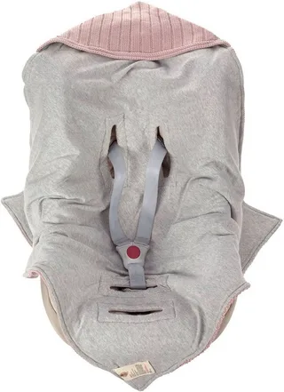 Einschlagdecke Einschlagdecke für Babyschale, dusty pink, LÄSSIG, GOTS made with organic materials, zertifiziert durch BCS 27262 by Lässig in Pink – product photo 4 of 5