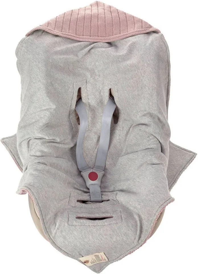 Einschlagdecke Einschlagdecke für Babyschale, dusty pink, LÄSSIG, GOTS made with organic materials, zertifiziert durch BCS 27262 by Lässig in Pink – product photo 4 of 5