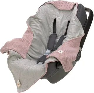 Einschlagdecke Einschlagdecke für Babyschale, dusty pink, LÄSSIG, GOTS made with organic materials, zertifiziert durch BCS 27262 by Lässig in Pink – product photo 1 of 5