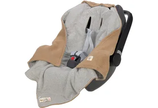 Einschlagdecke für Babyschale, sand, LÄSSIG by Lässig in Brown – product photo 1 of 5