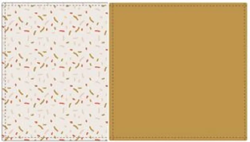 Hydrofiele luier swaddle doek 120x120cm XL Little Mateys spicy orange 2 stuks de Lässig en Blanc – photo produit