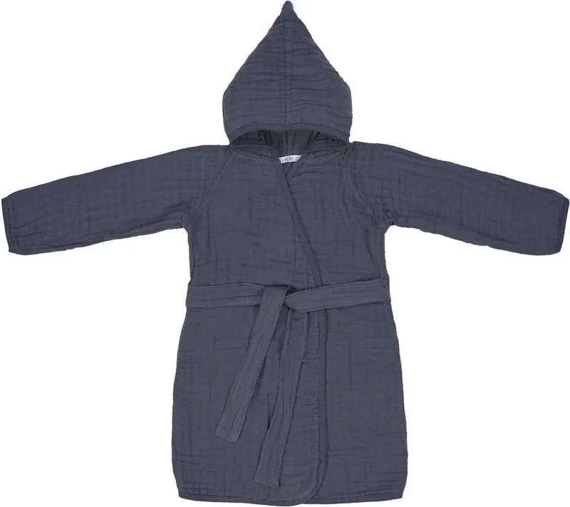 KINDERBADJAS MOUSSELINE BADJAS 12 18 MAANDEN Navy by Lässig in Blauw – navy – product photo