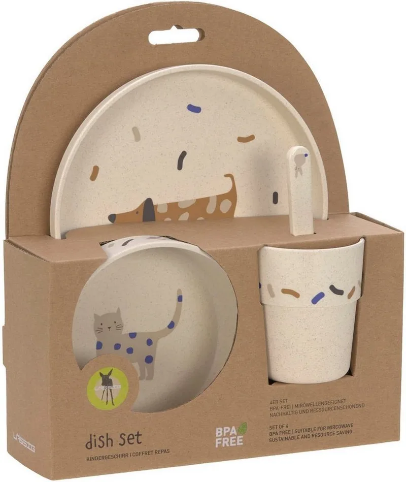 Kindergeschirr-Set Little Mateys, royal blue (4-tlg), 1 Personen, Polypropylen de Lässig en Blanc – photo produit 5 sur 5