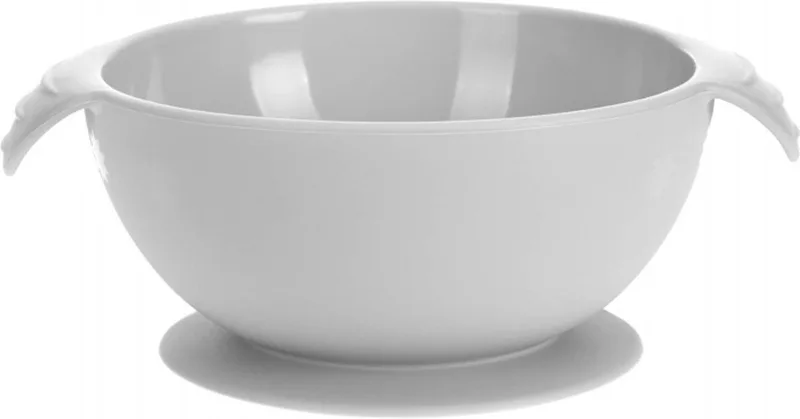 Kom Silicone Met Zuignap Little Chums Mouse Grey de Lässig en Gris – photo produit
