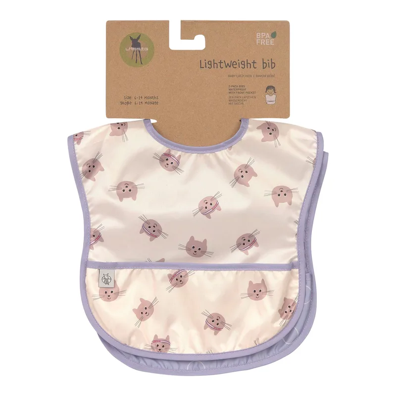 Lässig 2er-Pack Lätzchen mit Auffangschale van Lässig in 27 × 0,4 × 38 mm – productfoto 3 van 3