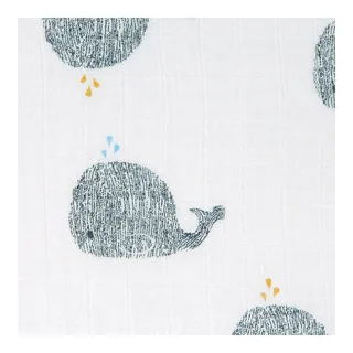 Lässig 2er-Pack Mullwindeln Heavenly Soft Swaddle XL 120x120 cm by Lässig in Blue, 1200 × 1200 mm – product photo 2 of 3