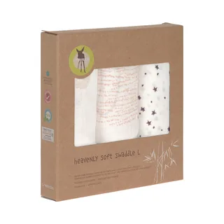 Lässig 3er-Pack Mullwindel Soft Swaddle L 80x80 cm by Lässig in Purple, 800 × 800 × 20 mm – product photo 2 of 2