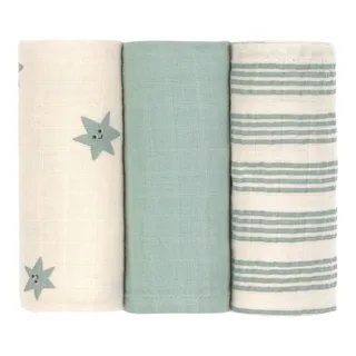 Lässig 3er-Pack Mullwindeln 60x60cm by Lässig in 17 × 17 × 5 mm – product photo 1 of 3