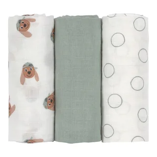 Lässig 3er-Pack Mullwindeln 60x60cm von Lässig in 17 × 17 × 5 mm – Produktfoto 1 von 3