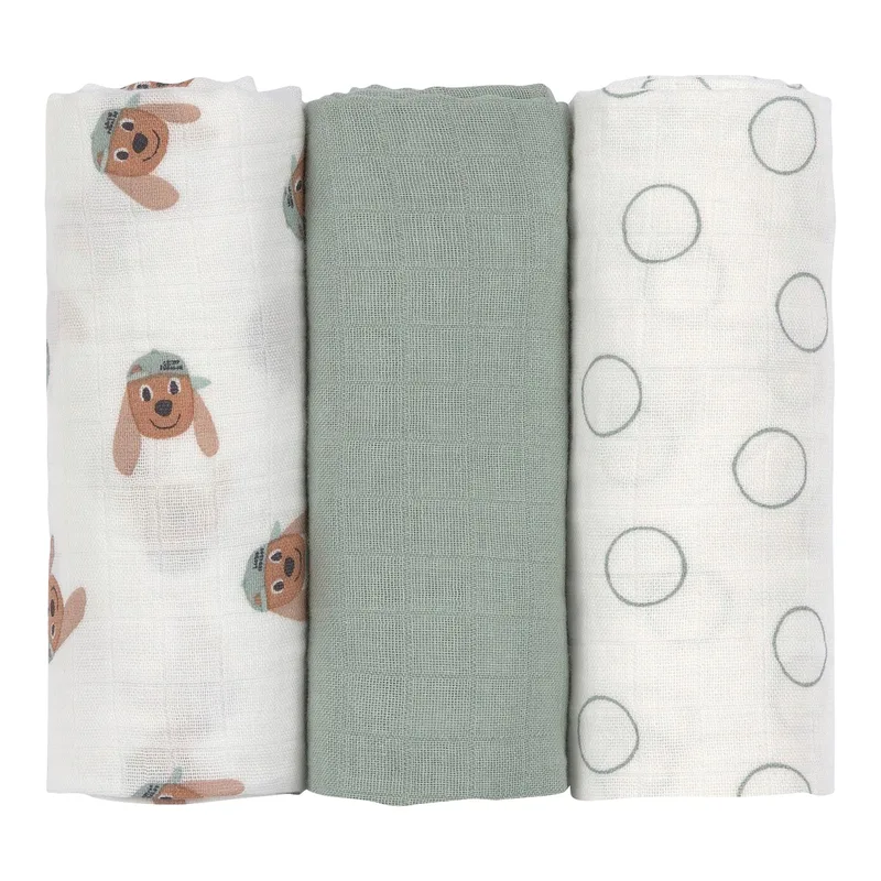Lässig 3er-Pack Mullwindeln 60x60cm von Lässig in 17 × 17 × 5 mm – Produktfoto 1 von 3