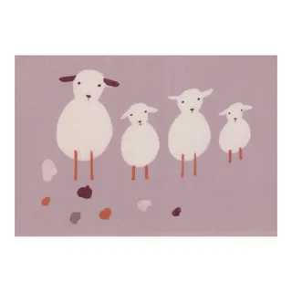 Lässig 3er-Pack Mullwindeln 80x80 cm Heavenly Soft Tiny Farmer von Lässig in Weiß, 800 × 800 mm – Produktfoto 3 von 3