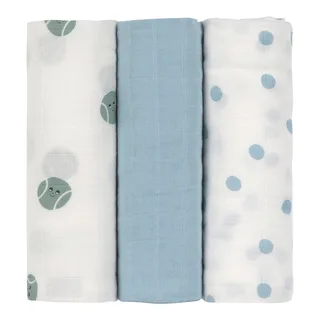Lässig 3er-Pack Mullwindeln 80x80cm von Lässig in 22,5 × 23 × 4 mm – Produktfoto 1 von 3