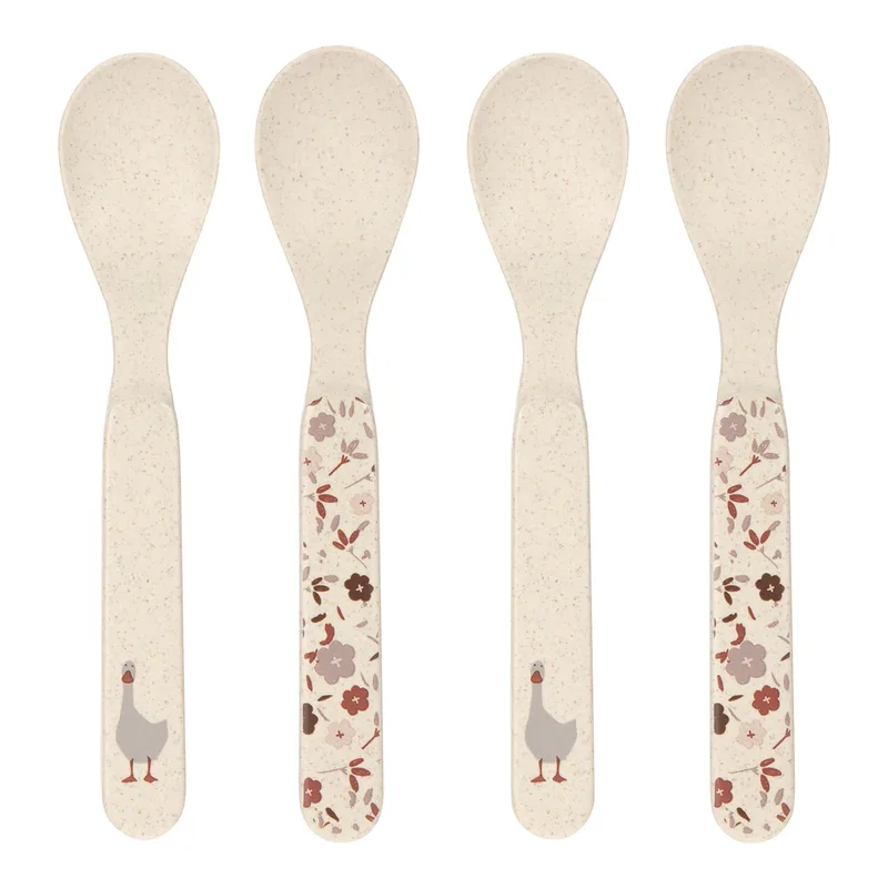 Lässig 4er-Pack Löffel mit Zellulose de Lässig en Beige, 13,5 × 2,8 × 1,4 mm – photo produit