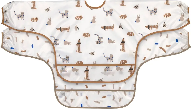 Little Mateys Longsleeve Slabbetje Royal Blue 2 Stuks by Lässig in Blue – product photo