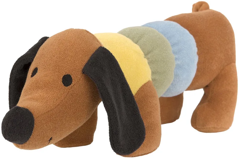 Little Mateys Muziekknuffel Dog de Lässig en Marron – photo produit
