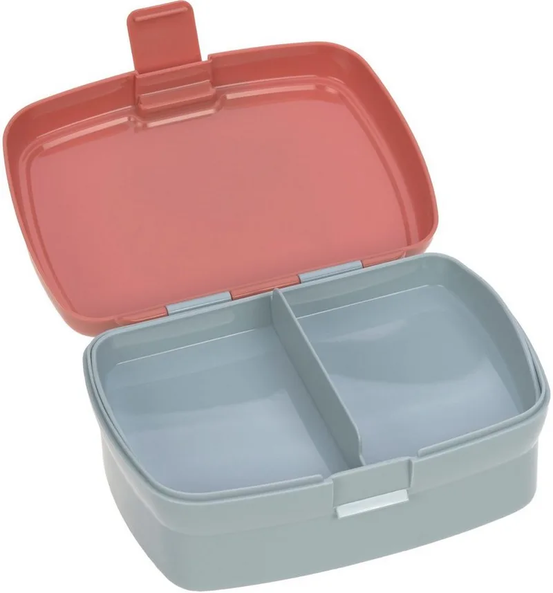 Lunchbox About Friends, Fuchs, Polyprophylen (PP), Tritan, (Set, 2-tlg), mit Trinkflasche by Lässig in Grey, Orange – product photo 5 of 5