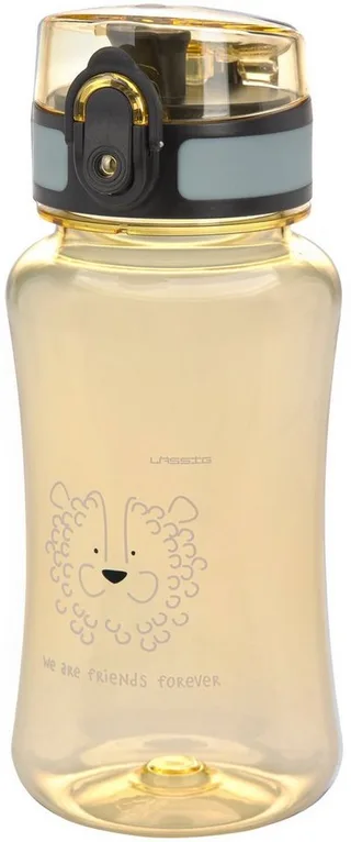 Lunchbox About Friends, Lion, Polyprophylen (PP), Tritan, (Set, 2-tlg), mit Trinkflasche by Lässig in Yellow, Grey – product photo 3 of 5
