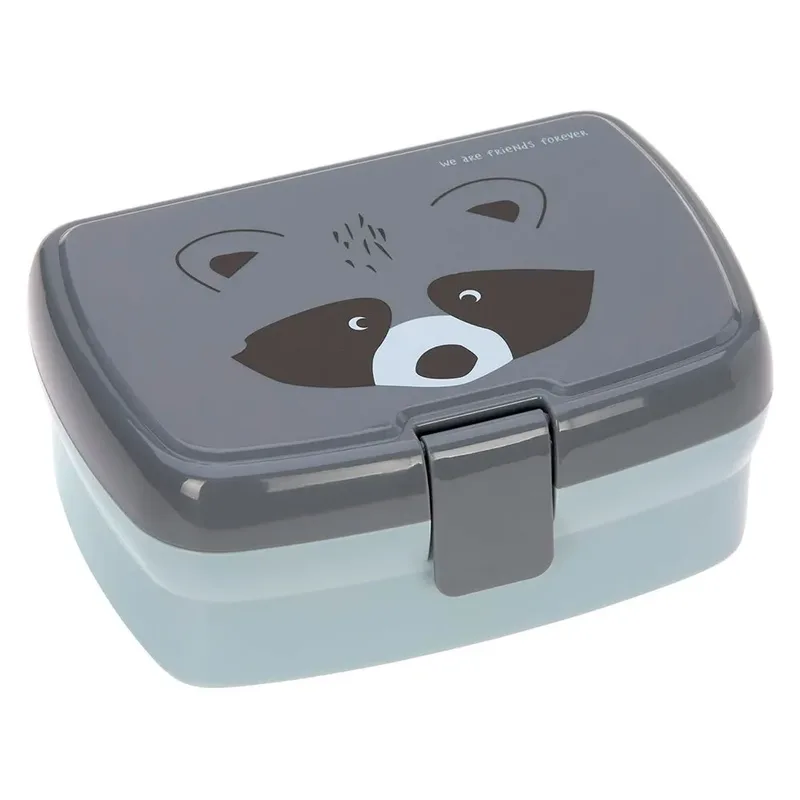 Boîte à Déjeuner + Gourde de Lässig en Bleu, Gris – photo produit 4 sur 6