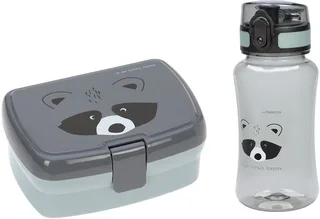 Boîte à Déjeuner + Gourde de Lässig en Bleu, Gris – photo produit 1 sur 6