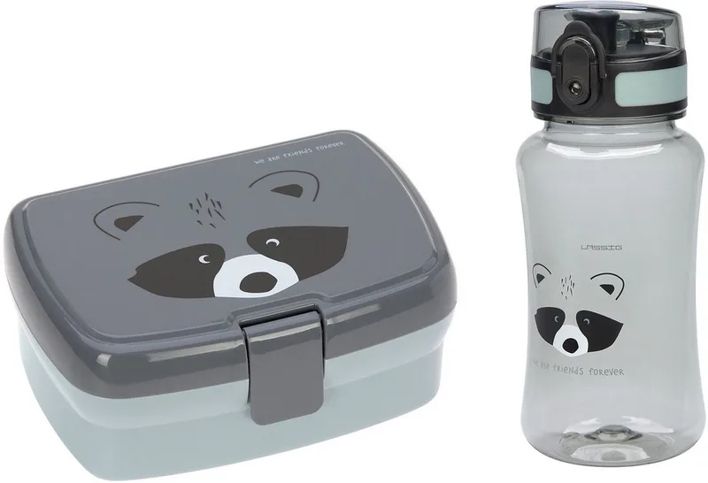 Boîte à Déjeuner + Gourde de Lässig en Bleu, Gris – photo produit 1 sur 6