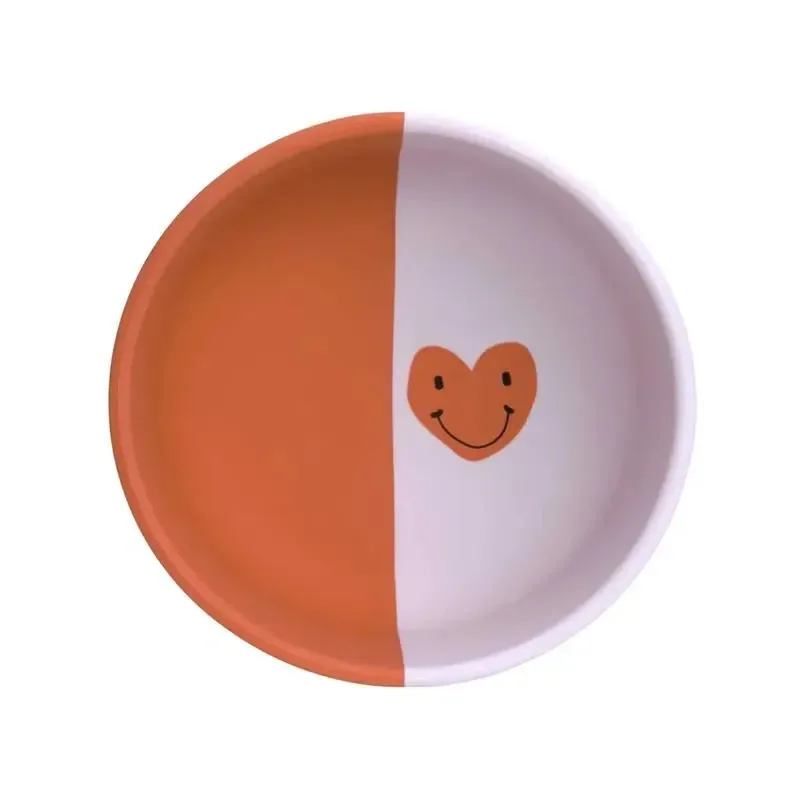 Siliconen kommetje Happy Rascals - Heart Lavender de Lässig – photo produit