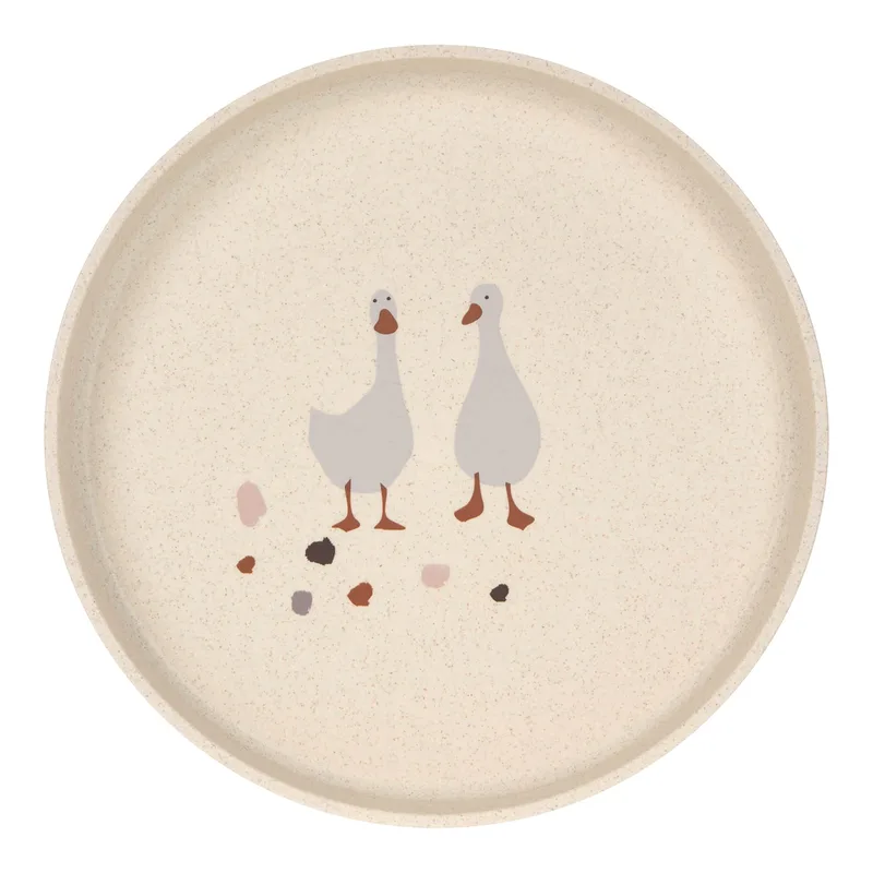 Teller mit Zellulose de Lässig en Beige, 18 × 18 × 2 mm – photo produit