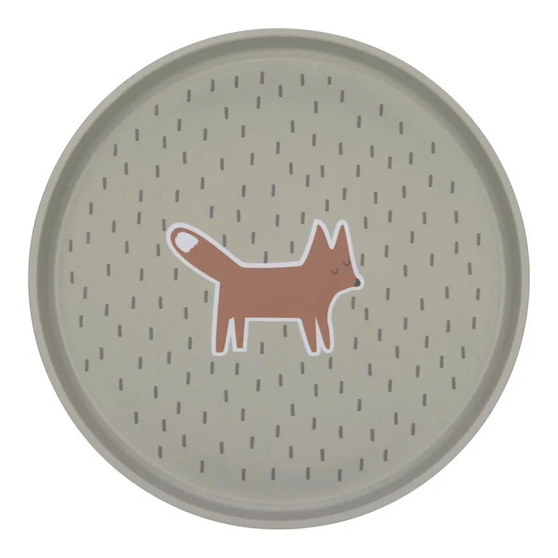 Teller mit Zellulose van Lässig in Groen, 18 × 18 × 2 mm – productfoto