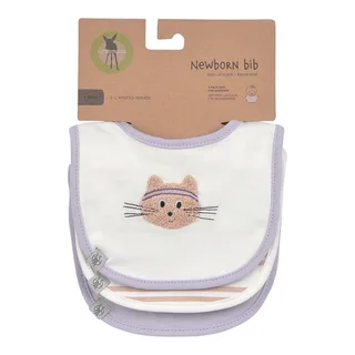 Tiny Team Cat Newborn Slab – 3 Stuks de Lässig en Violet – photo produit 2 sur 2