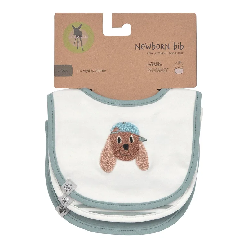 Tiny Team Dog Newborn Slab - 3 Stuks van Lässig in Groen – productfoto 2 van 3