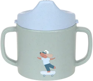 Tiny Team Dog Tuitbeker - PP/Cellulose - Groen/Blauw de Lässig en Vert – photo produit 1 sur 3