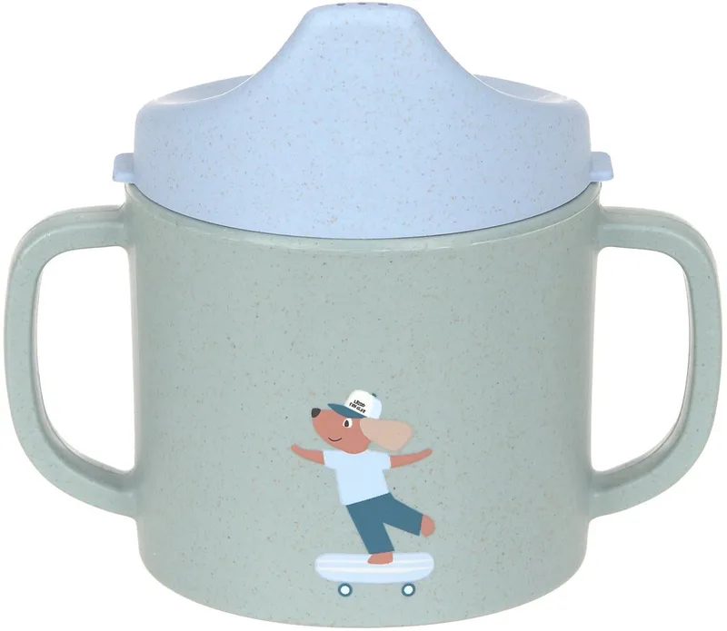 Tiny Team Dog Tuitbeker - PP/Cellulose - Groen/Blauw de Lässig en Vert – photo produit 1 sur 3