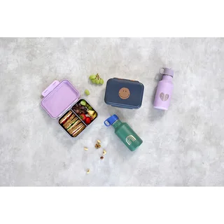drinkfles voor kinderen RVS Little Gang Heart lilac van Lässig in Paars, 7 × 19 mm – productfoto 2 van 3
