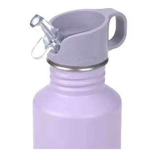 drinkfles voor kinderen RVS Little Gang Heart lilac van Lässig in Paars, 7 × 19 mm – productfoto 1 van 3
