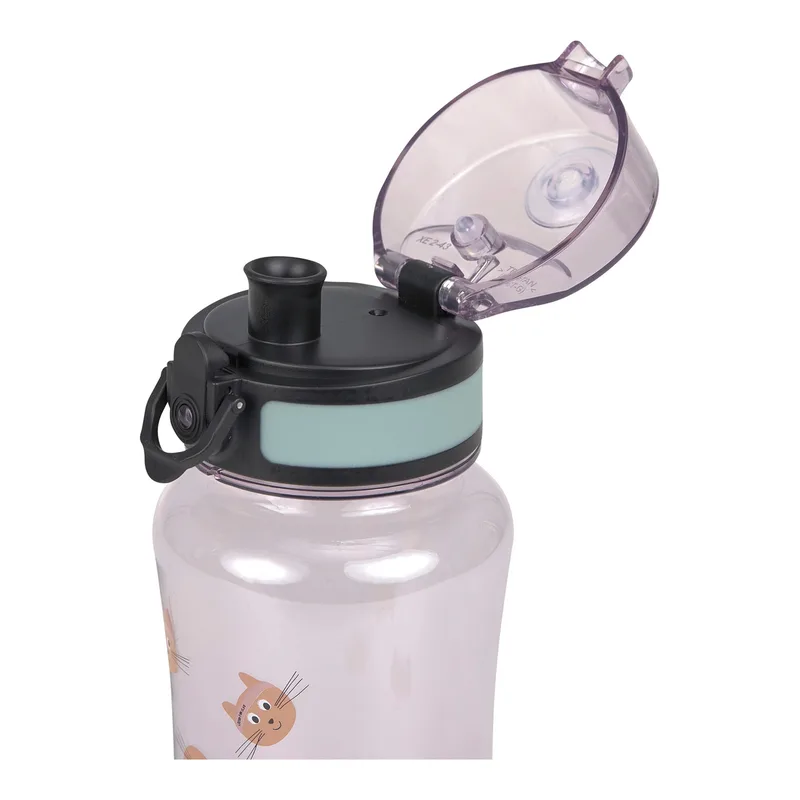 Trinkflasche Tiny Team, 420 ml by Lässig in Pink, 7,5 × 7,5 × 25 mm – product photo
