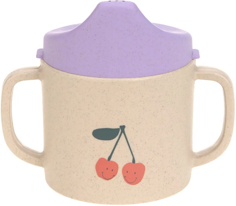 Tuitbeker Happy Fruits Cherry van Lässig in Roze – productfoto