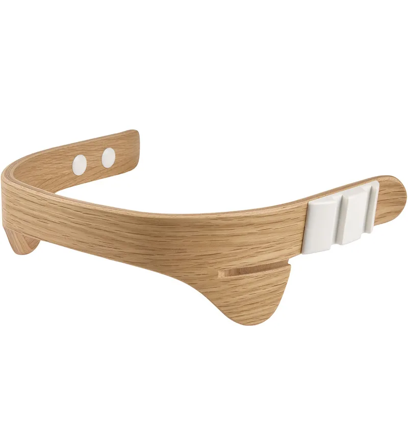 Classic+ Kinderstoel - Eg Naturel m. leren band - Leander - OneSize - Toebehoren by Leander – product photo
