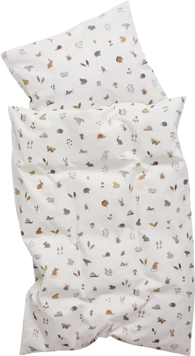 Forest Dekbedovertrek Cappuccino 70 x 100 cm fra Leander i Bruin zand – produktbillede