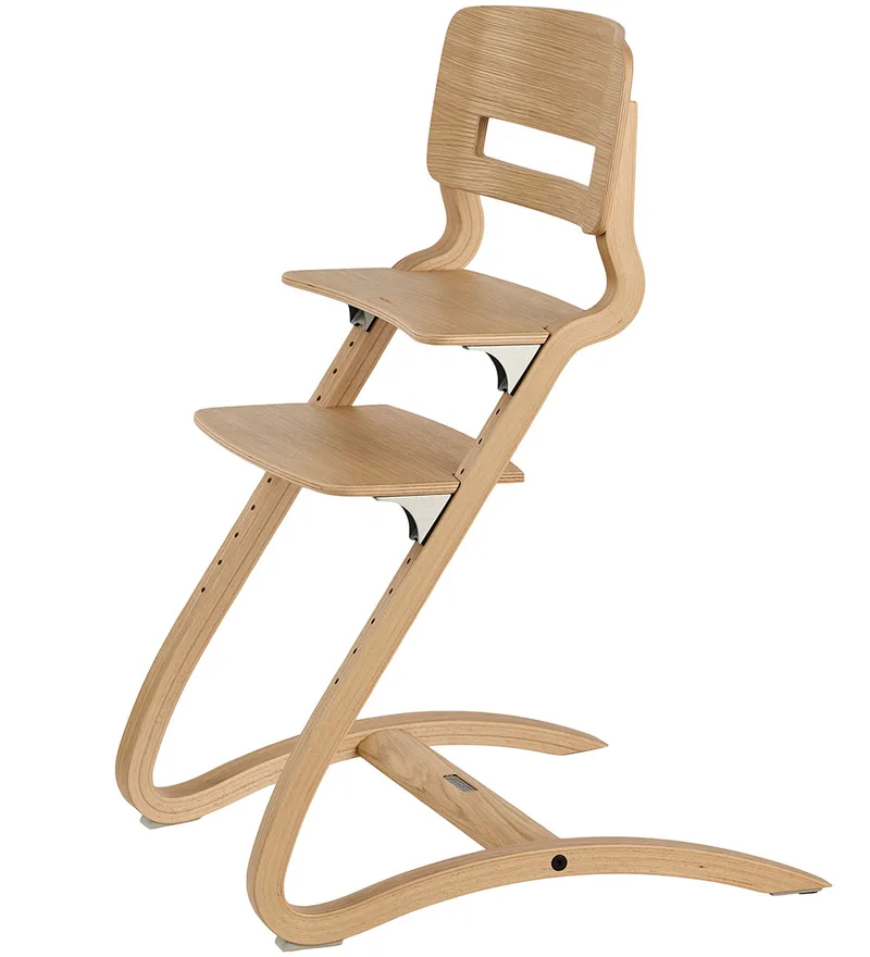 Louie Kinderstoel - Zonder Kledinghanger - Eg Naturel - Leander - OneSize - Kinderstoelen de Leander – photo produit