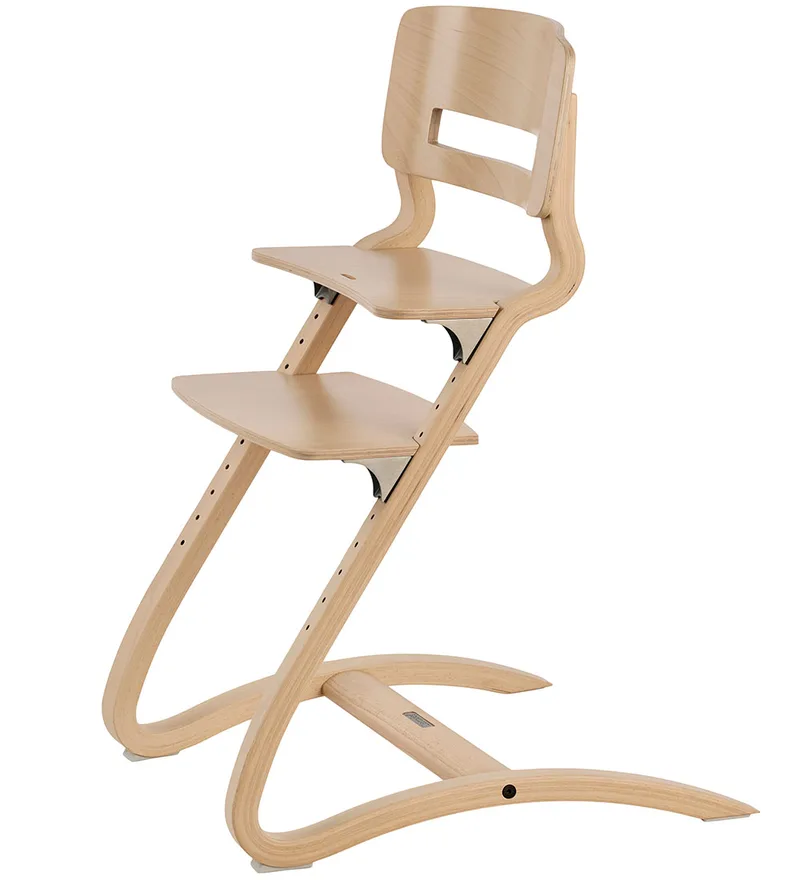 Louie Kinderstoel - Zonder Kledinghanger - Naturel - Leander - OneSize - Kinderstoelen de Leander – photo produit