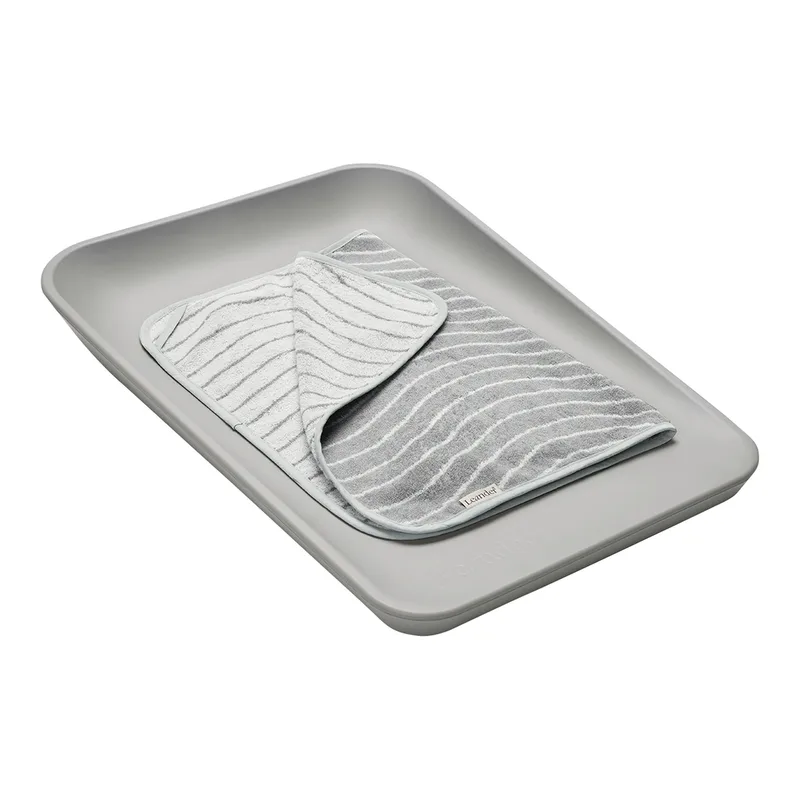 Topper für Wickelauflage Matty de Leander en Gris, 65 × 50 mm – photo produit