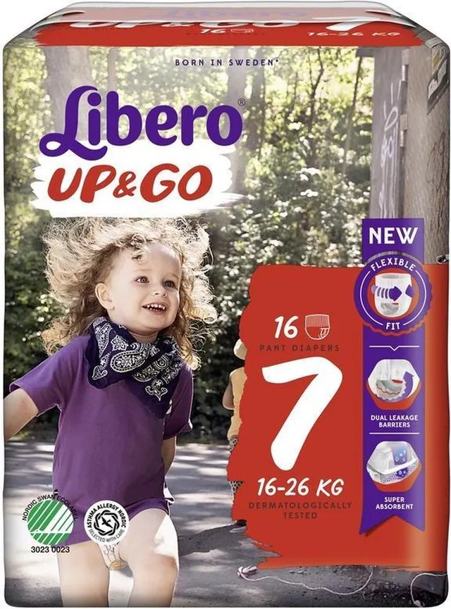 Broekluiers Up & Go 7 (16kg-26kg) 16st/pak
