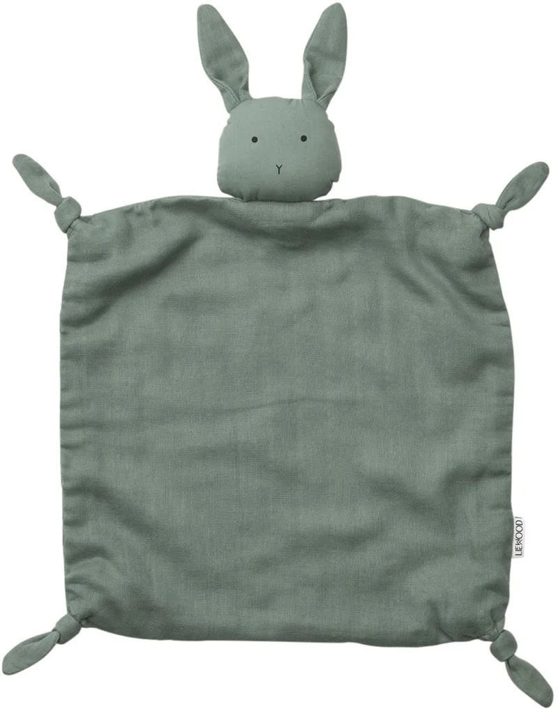 Agnete Rabbit Knuffeldoekje Peppermint de Liewood en Mint groen – photo produit