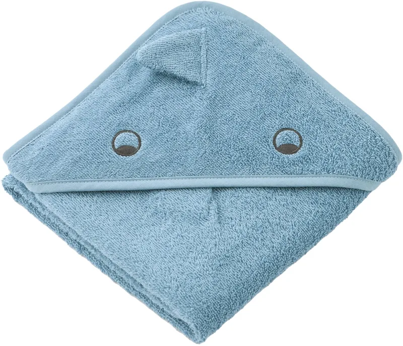 Albert Dino Badcape Beach Blue fra Liewood i Blå – produktbillede