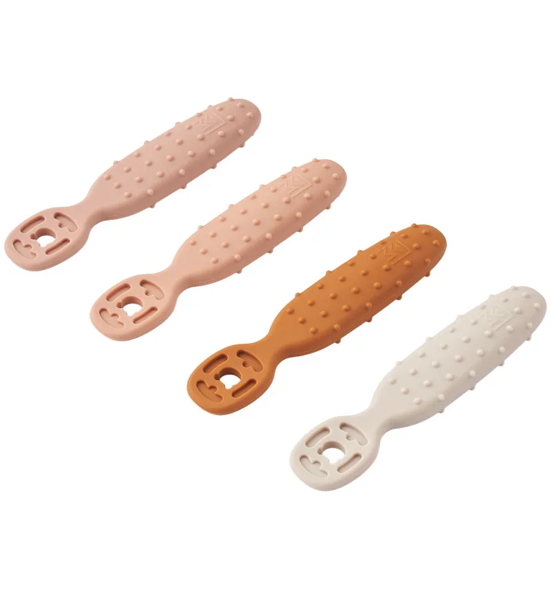 Babylepel - Silicone - 4-pack - Caelia - Pale Toscane Mu de Liewood – photo produit